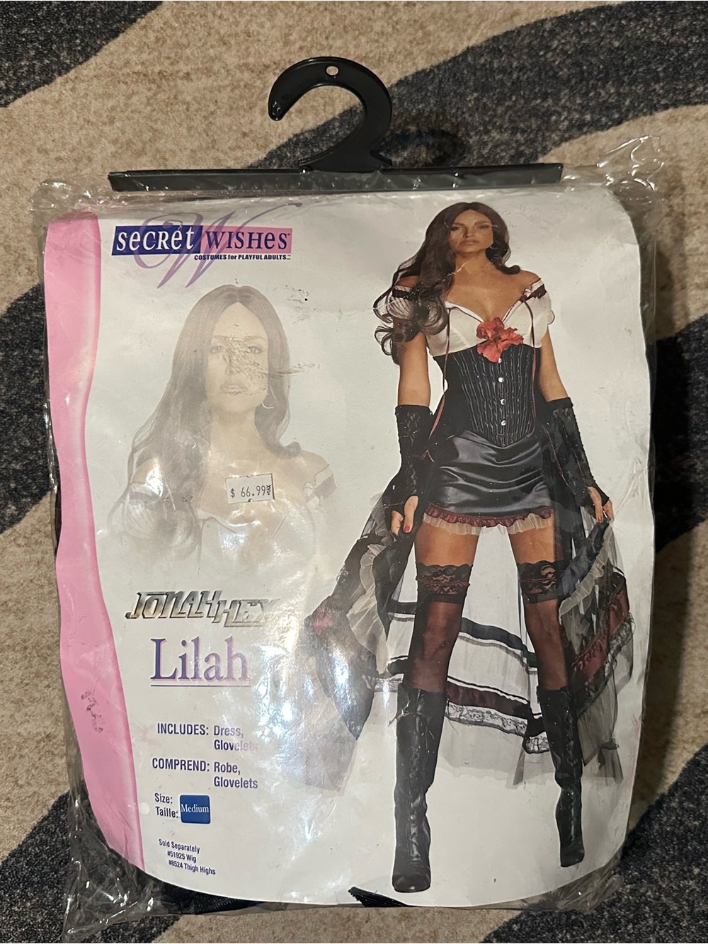 Secret Wishes Jonah Hex Lilah Costume Size M